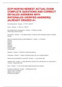 ECPI NUR164 NEWEST ACTUAL EXAM COMPLETE QUESTIONS AND CORRECT DETAILED ANSWERS WITH RATIONALES &lpar;VERIFIED ANSWERS&rpar; &vert;ALREADY GRADED A&plus;