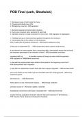 POB Final &lpar;uark&comma; Shadwick&rpar; NEWEST 2025&sol;2026 ACTUAL COMPLETE QUESTIONS AND CORRECT DETAILED ANSWERS &lpar;VERIFIED ANSWERS&rpar; &vert;ALREADY GRADED A&plus;