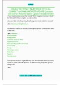COUPA TEST STUDY QUESTIONS WITH ALL  CORRECT ANSWERS&sol;NEWEST UPDATE Questions  and Correct Answers&sol; Latest Update &sol; Already Graded