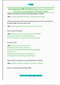 Chamberlain NR-222 Final Questions and Correct  Answers&sol; Latest Update &sol; Already Graded 