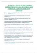 TEXAS&lowbar;ALL&lowbar;LINES&lowbar;ADJUSTER&lowbar;EXAM&lowbar;2025&lowbar;BRAND&lowbar;NEW&excl;&excl;&lowbar;100&plus;&lowbar;QUESTIONS and answers