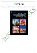 Auditing&colon; A Risk-Based Approach &ndash; 12th Edition by Karla M&period; Zehms & Larry E&period; Rittenberg &vert; Complete Test Bank &vert; Chapters 1&ndash;15 Included