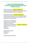 WGU&lowbar;C253&lowbar;ADVANCED&lowbar;MANAGERIAL&lowbar;ACCOUNTING&comma;&lowbar;EXAM&lowbar;QUESTIONS&lowbar;AND&lowbar;ANSWERS