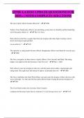 EPME LATEST UPDATE QUESTIONS FOR 2025&rpar;- &vert; WITH COMPLETE SOLUTIONS