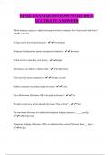EPME EXAM QUESTIONS WITH 100&percnt; ACCURATE ANSWERS