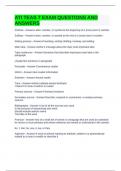 ATI TEAS 7 EXAM QUESTIONS AND ANSWERS