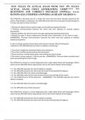 NGN NCLEX PN ACTUAL EXAM WITH NGN &sol;PN NCLEX ACTUAL EXAM &lpar;NEXT GENERATION&rpar; COMPLETE 200 QUESTIONS AND CORRECT DETAILED ANSWERS WITH RATIONALES &lpar;VERIFIED ANSWERS&rpar; &vert;ALREADY GRADED A&plus;