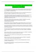 Cbt 222 Exam Complete Questions And Answers &vert; Verified