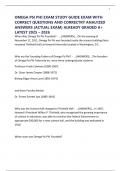 OMEGA PSI PHI EXAM STUDY GUIDE EXAM WITH CORRECT QUESTIONS AND CORRECTRY ANALYZED ANSWERS &lpar;ACTUAL EXAM&rpar; ALREADY GRADED A&plus; LATEST 2025 &ndash; 2026