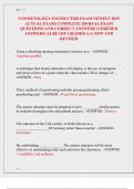 COSMETOLOGY INSTRUCTOR EXAM NEWEST 2025 ACTUAL EXAM&vert; COMPLETE 200 REAL EXAM QUESTIONS AND CORRECT ANSWERS &lpar;VERIFIED ANSWERS&rpar; ALREADY GRADED A&plus;&vert;&vert; NEW AND REVISED
