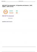 WGU D677 Pre-Assessment &vert; 45 Questions and Answers &vert; 2025 Update &vert; 100&percnt; Correct&period;