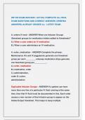 INP 402 EXAM 2025&sol;2026 &vert; ACTUAL COMPLETE ALL REAL  EXAM QUESTIONS AND CORRECT ANSWERS &lpar;VERIFIED  ANSWERS&rpar; ALREADY GRADED A&plus;&vert; LATEST EXAM &period;