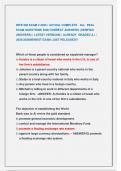 INTB 200 EXAM 2 2025 &vert; ACTUAL COMPLETE ALL REAL  EXAM QUESTIONS AND CORRECT ANSWERS &lpar;VERIFIED  ANSWERS&rpar; &vert; LATEST VERSIONS &vert; ALREADY GRADED A&plus; &vert;  2025&sol;2026NEWEST EXAM &sol;JUST RELEASED&excl;&excl;