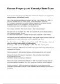 Kansas Property and Casualty State Exam NEWEST 2025&sol;2026 ACTUAL COMPLETE QUESTIONS AND CORRECT DETAILED ANSWERS &lpar;VERIFIED ANSWERS&rpar; &vert;ALREADY GRADED A&plus;