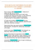 NUR 160 EXAM 2 HONDROS EXAM 2025 QUESTIONS AND CORRECT ANSWERS &vert; A&plus; GRADE