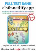 Complete Test Bank Exploring Biology in the Laboratory 3rd Edition Pendarvis Questions & Answers with rationales &lpar;Chapter 1-43&rpar;