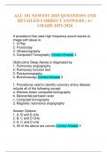 ALU 101 NEWEST 2025 QUESTIONS AND DETAILED CORRECT ANSWERS &vert; A&plus; GRADE 2025-2026