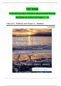 TEST BANK Varcarolis Canadian Psychiatric Mental Health Nursing 3rd Edition By Pollard All Chapter 1 - 35&emsp;