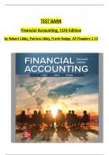 Solution Manual for Financial Accounting 11th Edition Robert Libby&comma; Patricia Libby&comma; Complete Chapters 1 - 13&comma; Verified Newest Version