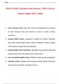 266 Med Surg Exam &mdash; Academic Year 2025&sol;2026 &mdash; Complete Questions and Answers &lpar;100&percnt; Correct&rpar;