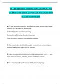 TEXAS TERMITE TECHNICIAN CERTIFICATION EXAM STUDY GUIDE &vert; UPDATED 2025 Q&A FOR GUARANTEED PASS