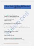 Advent Health EKG Exam 2025 Questions and Answers