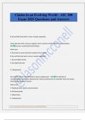Claims in an Evolving World - AIC 300 Exam 2025 Questions and Answers