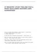 CT REGISTRY- STUDY THIS AND YOU-LL PASS&excl;&excl; &lpar;excluding anatomy&rpar; 100- guaranteed