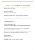 HESI 799 RN EXIT EXAM &lpar;301-400&rpar;  &comma;