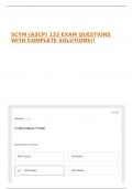 SCYM &lpar;ASCP&rpar; 133 EXAM QUESTIONS WITH COMPLETE SOLUTIONS&excl;&excl;