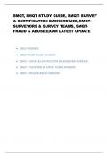 SMQT&comma; SMQT STUDY GUIDE&comma; SMQT- SURVEY & CERTIFICATION BACKGROUND&comma; SMQTSURVEYORS & SURVEY TEAMS&comma; SMQTFRAUD & ABUSE EXAM LATEST UPDATE