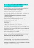 ACCT 320 EXAM 1 STUDY GUIDE WITH ALL CORRECT & VERIFIED ANSWERS