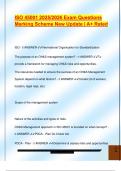 ISO 45001 2025&sol;2026 Exam Questions  Marking Scheme New Update &vert; A&plus; Rated 