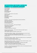ACCOUNTING 201 EXAM 1 WITH ALL CORRECT & VERIFIED ANSWERS