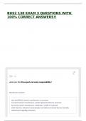 BUS2 130 EXAM 3 QUESTIONS WITH 100&percnt; CORRECT ANSWERS&excl;&excl;