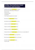 Cardiac Dysrhythmias Exam Questions and Answers&period;