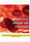 TEST BANK FOR PRINCIPLES OF ANATOMY AND PHYSIOLOGY 12TH EDITION BY BRYAN DERRICKSON & GERALD TORTORA COMPLETE GUIDE LATEST VERSION REVISED GRADED A&plus; 2025