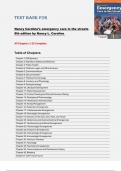 Nancy Caroline&rsquo;s Emergency Care in the Streets&comma; 8th Edition &ndash; Complete Test Bank &lpar;Chapters 1&ndash;53&rpar; &vert; Nancy L&period; Caroline