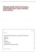ORANGE BOOK PRACTICE EXAM 1 QUESTIONS WITH 100&percnt; PASSED SOLUTIONS&excl;&excl;