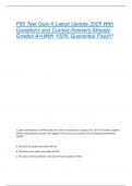 F80 Test Quiz A Latest Update 2025 With  Questions and Correct Answers Already  Graded A&plus;&vert;With 100&percnt; Guarantee Pass&excl;&excl;&excl;