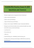 NASM-PES Practice Exam &num;1 2025 Questions and Answers