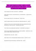 MKC REVISION GUIDE &lpar;1400 LATEST UPDATE QUESTIONS FOR 2025&rpar;- &vert; WITH COMPLETE SOLUTIONS