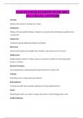 N244 EXAM QUESTIONS WITH 100&percnt; ACCURATE ANSWERS