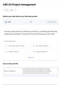 ARE 5&period;0 Project Management &sol; Actual Questions & Verified Answers&comma; 2025 &sol; 2026&period;  Stretch your brain before your first study session   Terms in this set &lpar;179&rpar;   Partnering&Tab;Various stakeholders in a project &lpar;such as the architect&comma; owner&comma; contractor and vendo