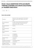 NCAC I Exam QUESTIONS WITH ACCURATE VERIFIED ANSWERS &lpar;ACCURATE SOLUTIONS&rpar; A&plus; PASSED&excl;&excl; 2025 EXAM