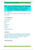 IDIS 344 Final Questions with Detailed  Verified Answers &lpar;100&percnt; Correct  Answers&rpar; &sol;Already Graded A&plus;