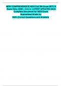 NEW COMPREHENSIVE HESI Exit RN Exam SET&lpar;15  Exam Sets&comma; 2500 &plus; Q & A&comma; LATEST UPDATED 2024  Complete Document for HESI Exam  Guaranteed Grade A&plus; 100&percnt; Correct Questions and Answers
