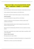 N244 LECTURE 2 EXAM QUESTIONS WITH 100&percnt; VERIFIED CORRECT ANSWERS&excl;&excl;