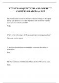 BTCS EXAM QUESTIONS AND CORRECT ANSWERS GRADED A&plus; 2025