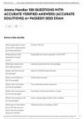 Ammo Handler 108 QUESTIONS WITH ACCURATE VERIFIED ANSWERS &lpar;ACCURATE SOLUTIONS&rpar; A&plus; PASSED&excl;&excl; 2025 EXAM
